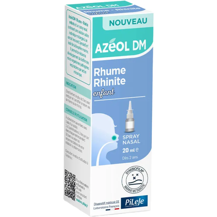 Pileje Azéol DM spray nasal enfant rhume et rhinite 20 ml