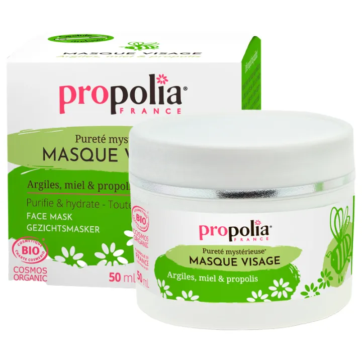 Propolia Masque Visage Bio Pureté Mystérieuse 50 ml