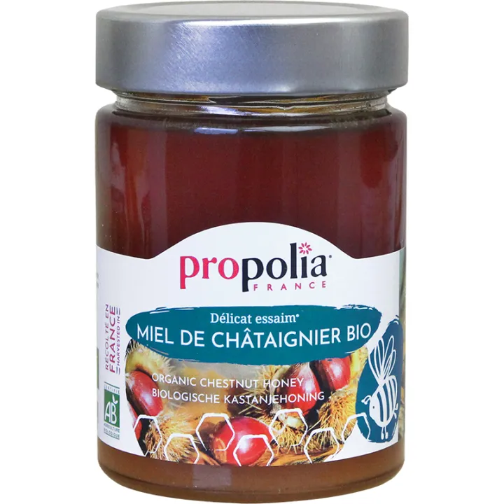 Propolia Délicat Essaim Miel de Châtaignier Bio - Cévennes 400 g