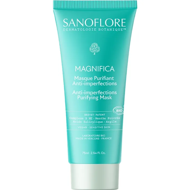 Sanoflore Magnifica Masque Purifiant Anti-Imperfections Bio 75 ml