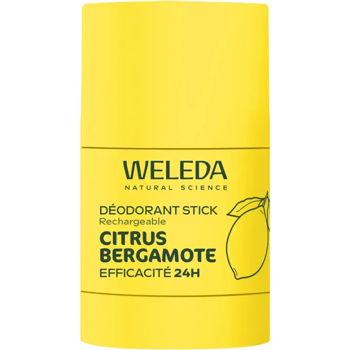 Weleda Déodorant Stick Rechargeable 24h Citrus & Bergamote 50 g