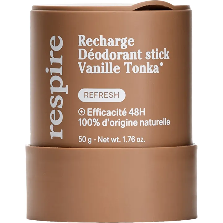 Respire Déodorant Recharge Vanille Tonka 50 g