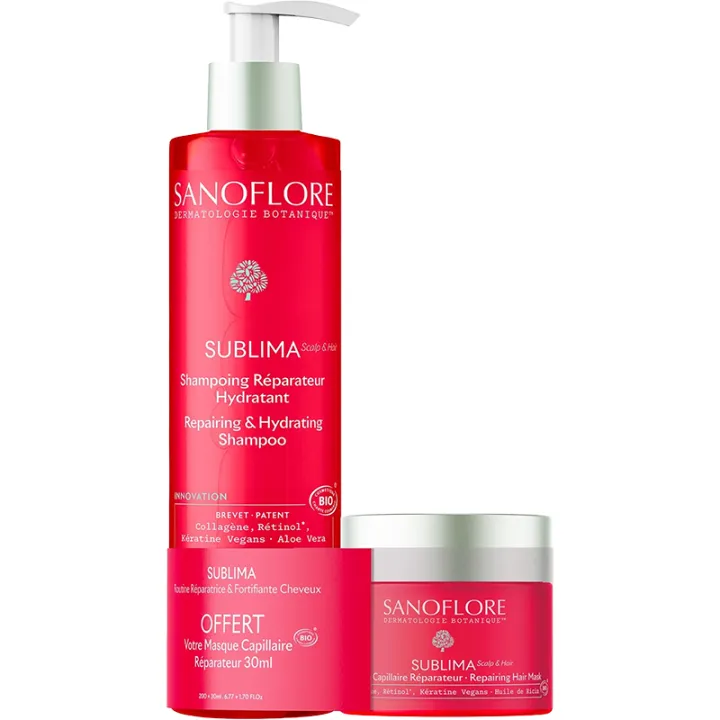 Sanoflore Sublima Shampooing Réparateur Hydratant Bio 200 ml