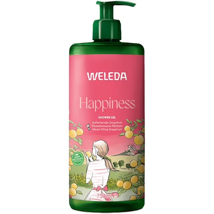 Weleda Gel Douche Happiness Pamplemousse 750 ml