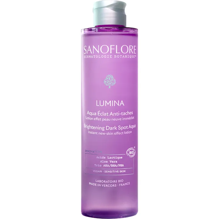 Sanoflore Lumina Aqua Lotion Éclat Anti-Taches Bio 200 ml