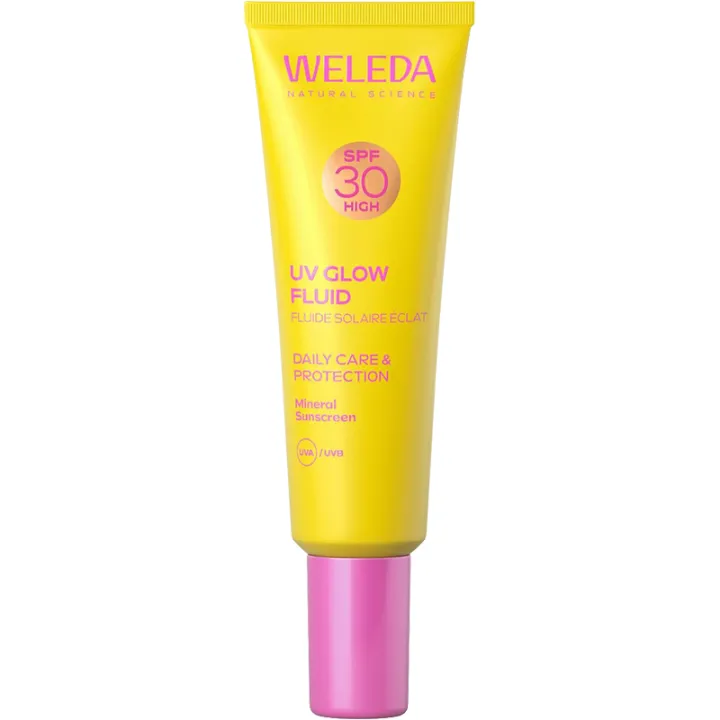 Weleda Fluide Solaire Éclat UV Glow SPF30 Visage 30 ml