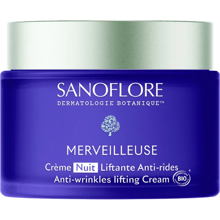 Sanoflore Merveilleuse Crème Nuit Anti-Rides Bio 50 ml