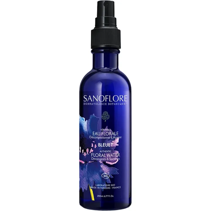 Sanoflore Véritable Eau Florale de Bleuet Bio 200 ml