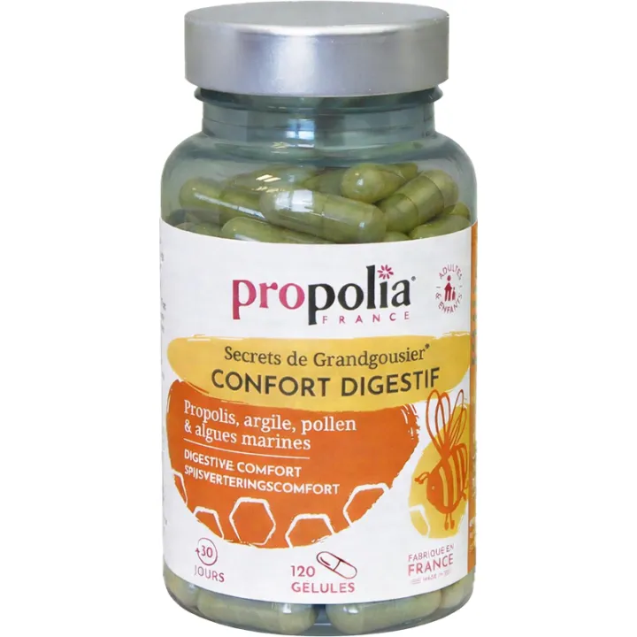 Propolia Confort Digestif Propolis, Argile & Pollen - 120 gélules