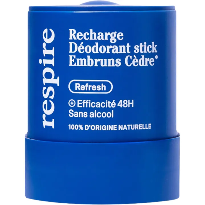 Respire Déodorant Recharge Embruns Cèdre 50 g