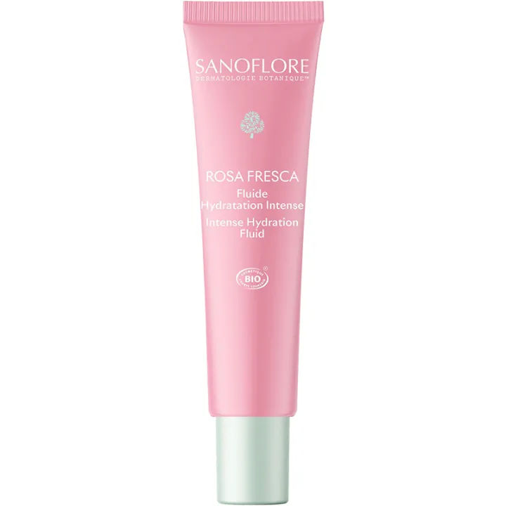 Sanoflore Rosa Fresca Fluide Hydratation Intense Bio 40 ml