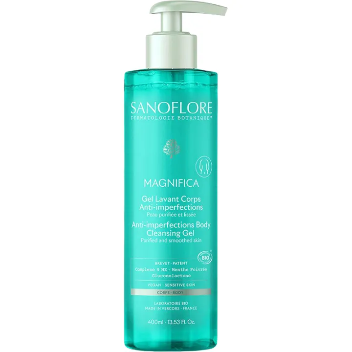 Sanoflore Magnifica Gel Lavant Corps Anti-Imperfections Bio 400 ml