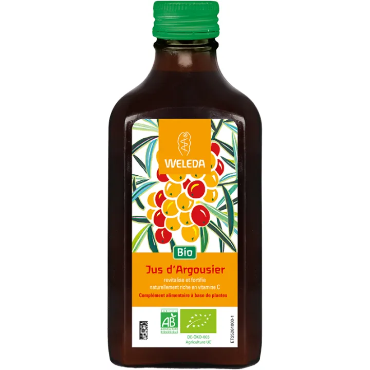 Weleda Jus d'Argousier Bio 200 ml - Vitamine C Naturelle