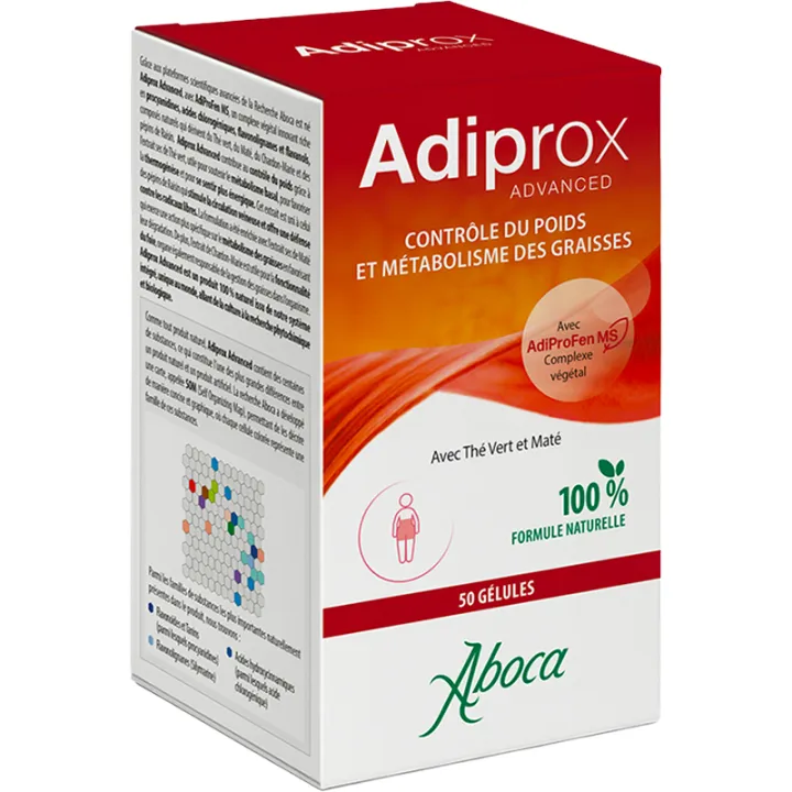 Aboca Adiprox Advanced - Complément Alimentaire - Boîte de 50 Gélules