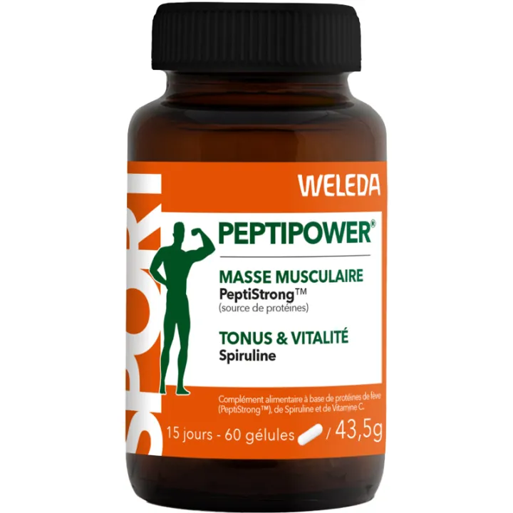 Weleda PeptiPower Masse Musculaire 60 Gélules*