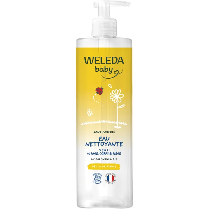Weleda Bébé Calendula Eau Nettoyante Sans Parfum 400 ml