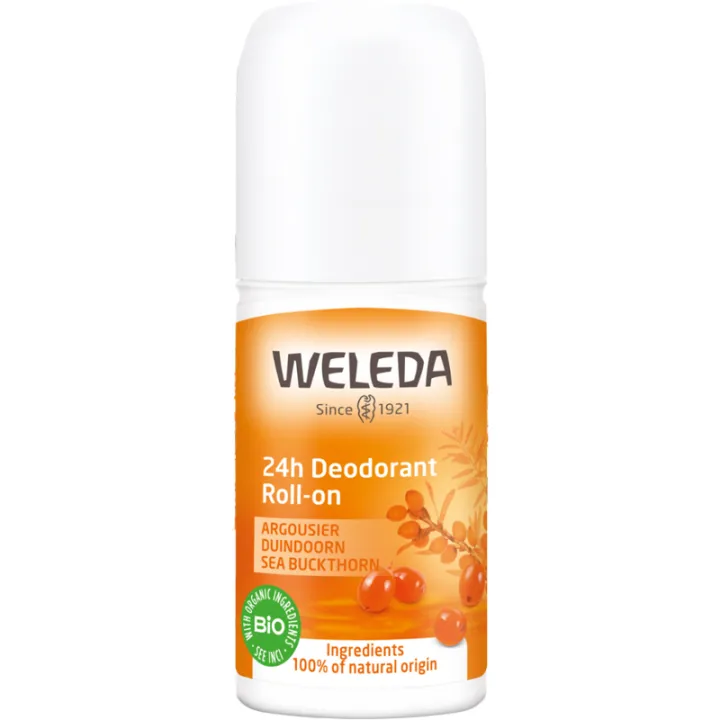 Weleda Déodorant Roll-On Argousier 24h Bio 50 ml