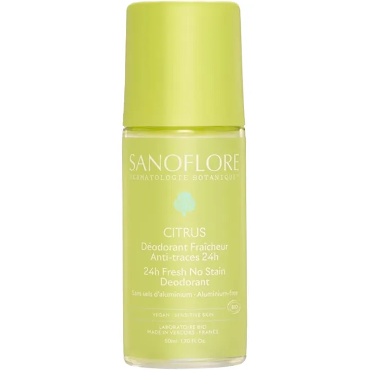 Sanoflore Déodorant Roll-On 24h Citrus Bio 50 ml