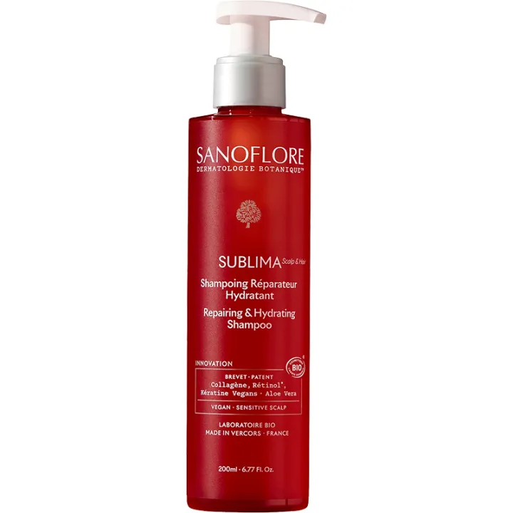 Sanoflore Sublima Shampooing Réparateur Hydratant Bio 200 ml