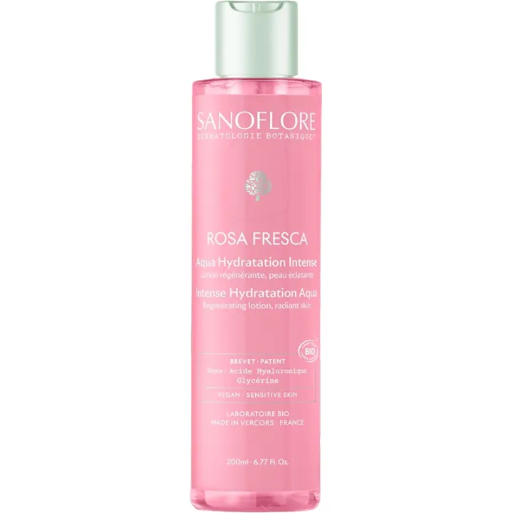Sanoflore Rosa Fresca Aqua Hydratation Intense Bio 200 ml