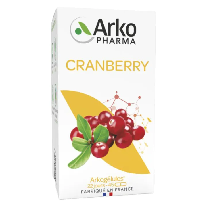 Arkogélules Cranberryne 600 mg de Baie 45 gélules