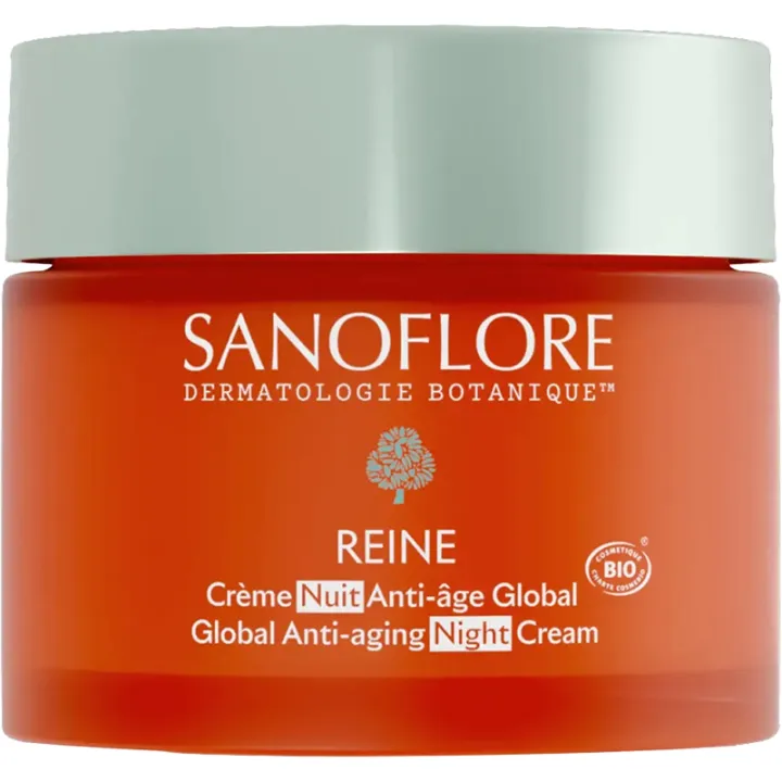 Sanoflore Reine Crème Nuit Anti-Âge Global Bio 50 ml