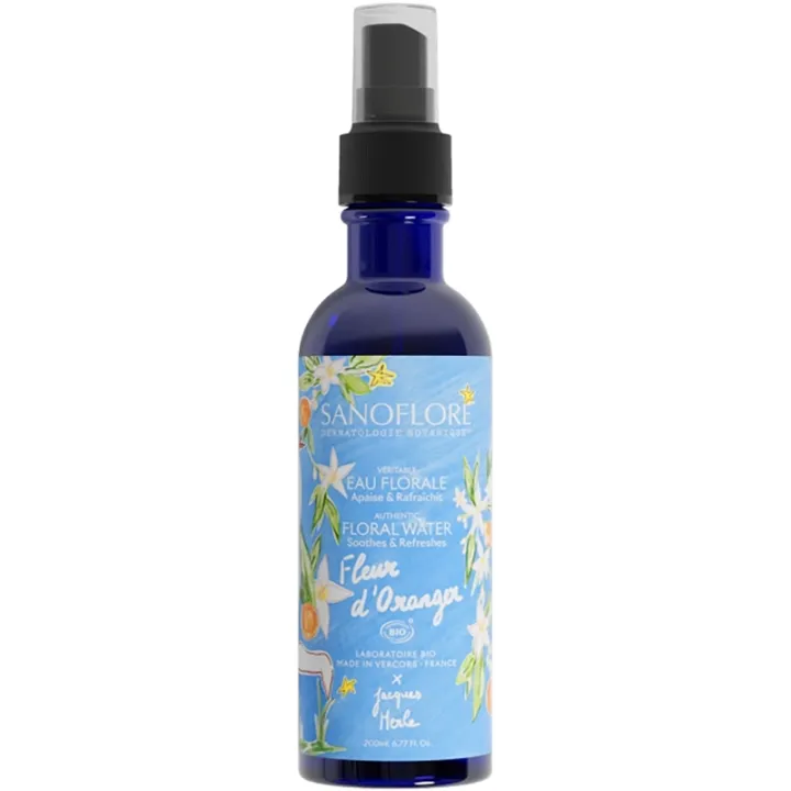 Sanoflore Véritable Eau Florale de Fleur d'Oranger Bio 200 ml