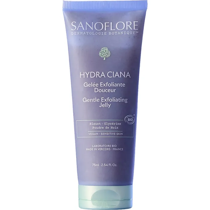 Sanoflore Hydra Ciana Gelée Exfoliante Douceur Bio 75 ml