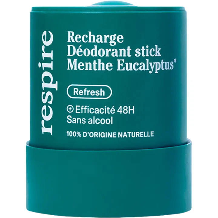 Respire Déodorant Recharge Menthe Eucalyptus 50 g