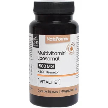 Nat & Form Multivitamin' Liposomale 60 Gélules