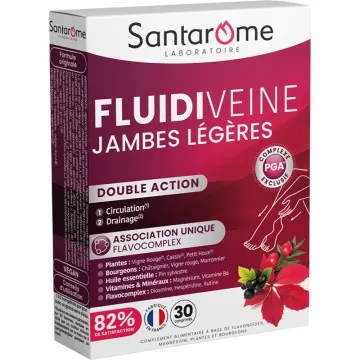 Santarome Fluidiveine Jambes Légères – 30 comprimés