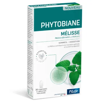 Pileje Phytobiane Mélisse bio 30 comprimés