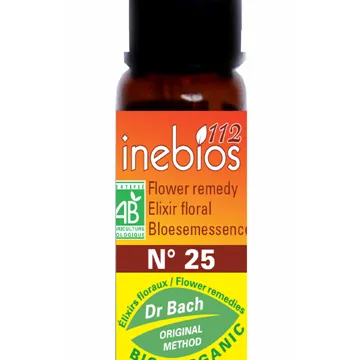 Inebios Fleur de Bach n°25 Red Chestnut Marronnier Rouge Bio 10 ml