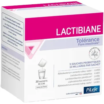 Pileje Lactibiane Tolérance Adulte 30 sachets de 2,5 g (10 milliards)
