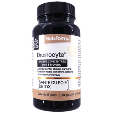 Nat & Form Drainocyte 30 Gélules Végétales