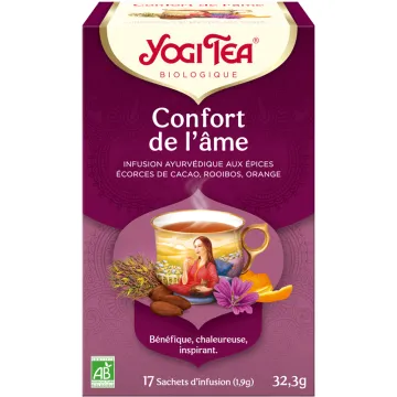 Yogi Tea Confort de l'Âme Infusion Bio 17 sachets