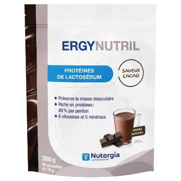 Nutergia Ergynutril – Protéines de lactosérum cacao – 300 g