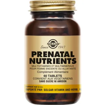Solgar Prenatal Nutrients 60 comprimés