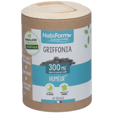 Nat & Form Griffonia 15 % 60 Gélules