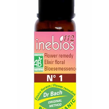 Inebios Fleur de Bach n°1 Agrimony Aigremoine Bio 10 ml