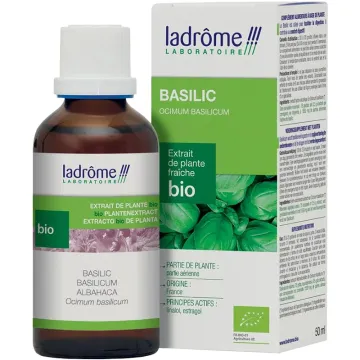 Ladrôme Basilic Bio – Extrait de plante fraîche 50 ml