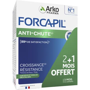 Arkopharma Forcapil Anti-Chute Cheveux et Ongles 90 comprimés
