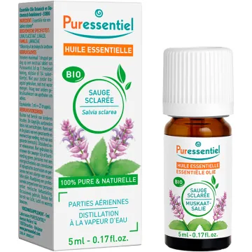 Huile essentielle Sauge sclarée Bio 5 ml Puressentiel