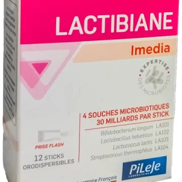 Lactibiane Imedia Pileje Ferments Lactiques 12 Sticks Orodispersibles