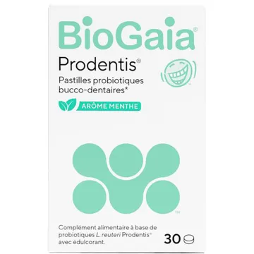 BioGaia Prodentis Probiotiques Bucco-Dentaires Menthe 30 Pastilles