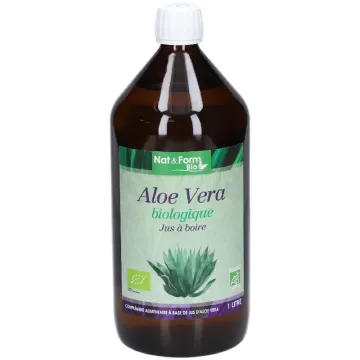 Nat & Form Aloe Vera Bio à Boire 1 Litre
