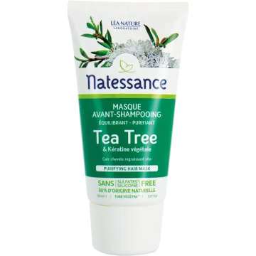 Natessance Masque Avant-Shampooing Purifiant Tea Tree Bio 150 ml