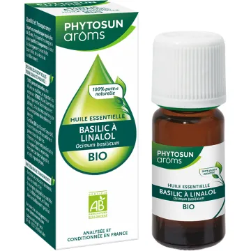 Huile essentielle bio de basilic à linalol – Phytosun Arôms