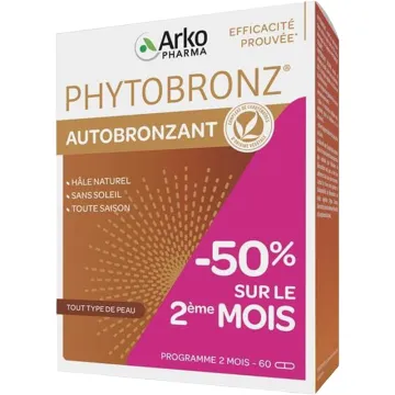Arkopharma Phytobronz Autobronzant 60 gélules
