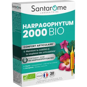 Santarome Harpagophytum Bio 2000 – 20 ampoules de 10 ml